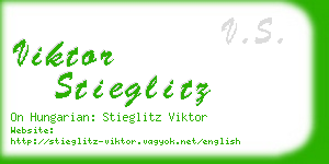 viktor stieglitz business card